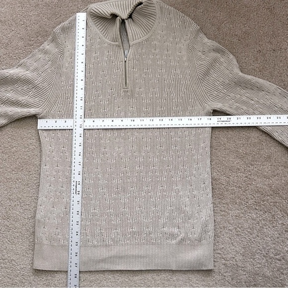 Tommy Bahama Quarter Zip Pullover Sweater - Picture 6 of 8